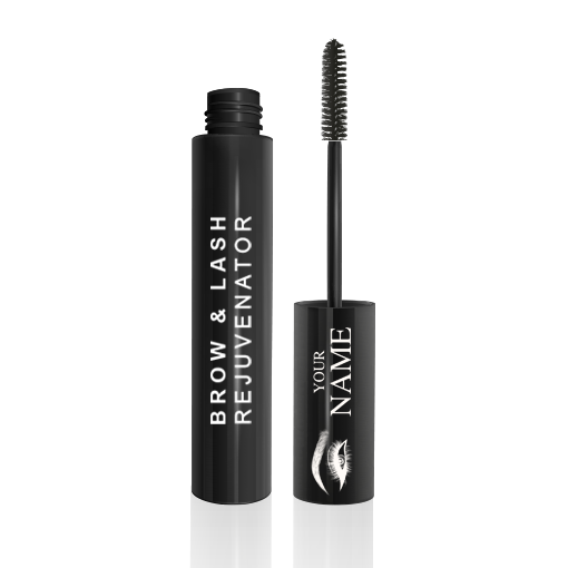 Private Label Brow Hair Oil Black Tube