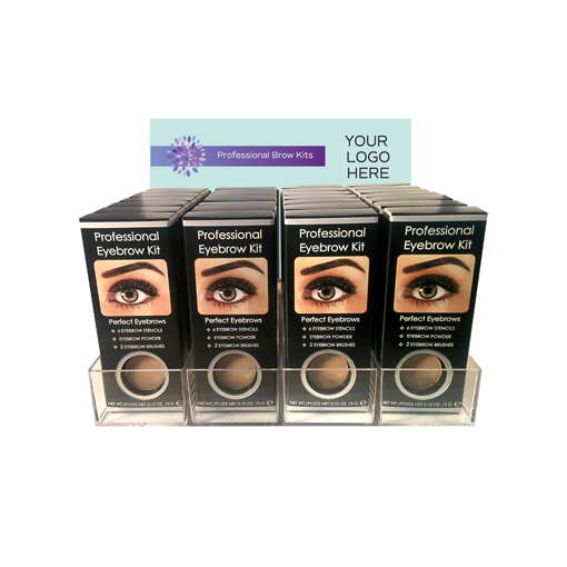Eyebrow Kit & Powder Glamour Box Display Eyebrowz Wholesale