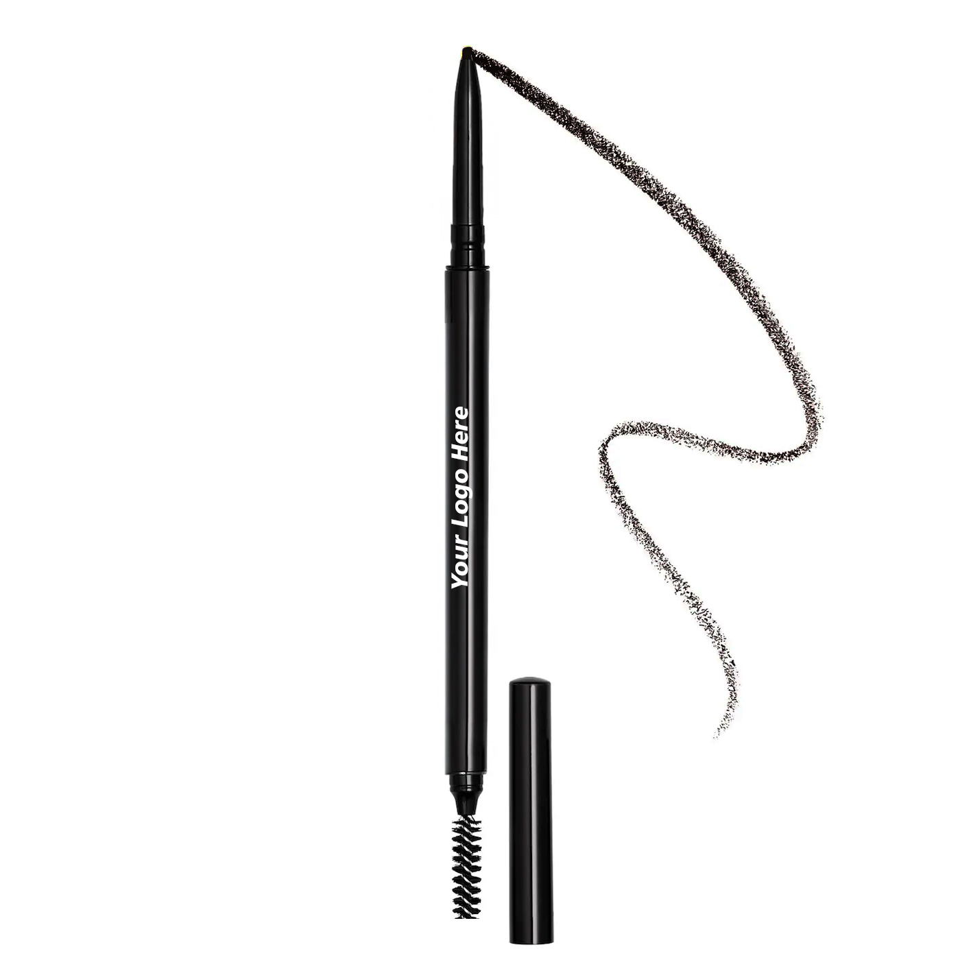 Private Label Automatic Brow Pencil Automatic/Twist Up Private Label Brow Pencil In Soft Black