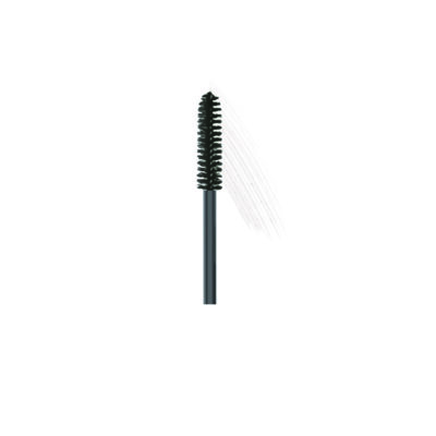 Close-up of clear brow gel's lightweight texture swatch